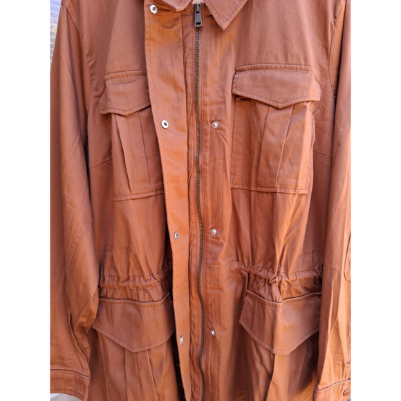 NWT🔥Lane Bryant Utility Jacket Plus Size 28 in Cognac - Picture 7 of 9